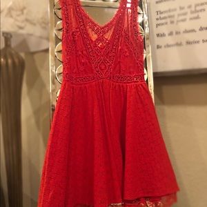 Gorgeous LACE Fit & Flare Dress by FREE PEOPLE